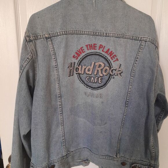 Hard Rock Cafe Dallas denim jacket sz.L